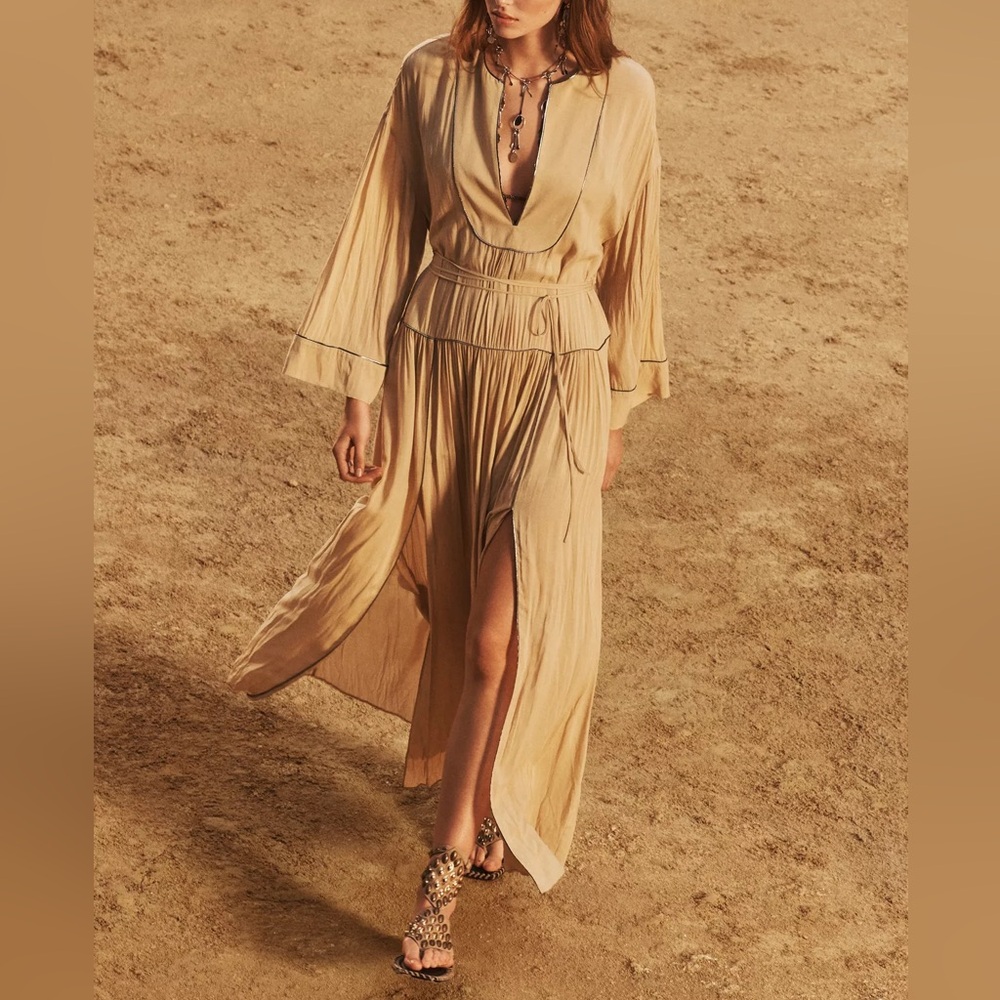 Zara LIMITED EDITION LONG SLIT DRESS